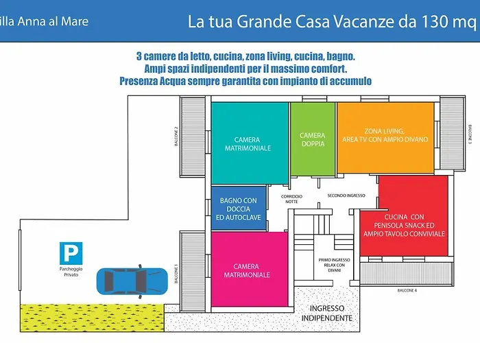 شقة Anna Al Mare أورتونا